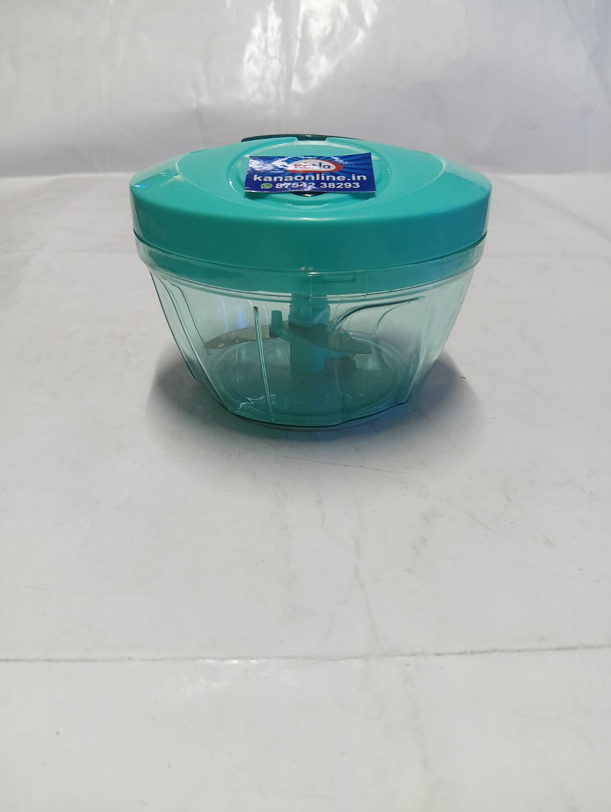 Plastic Manual Pull-String Vegetable & Fruit Mini Chopper - Image 2