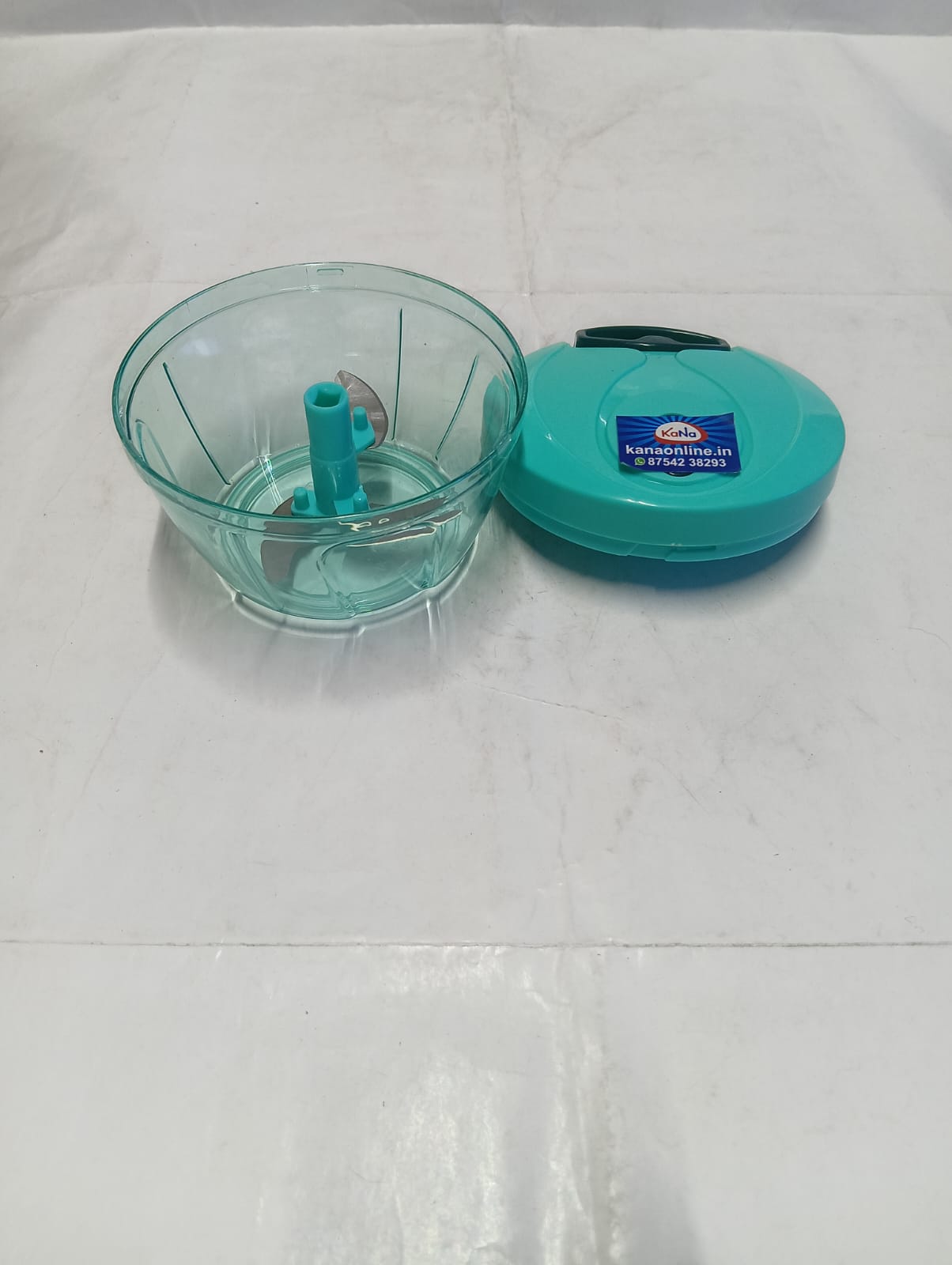 Plastic Manual Pull-String Vegetable & Fruit Mini Chopper - Image 4