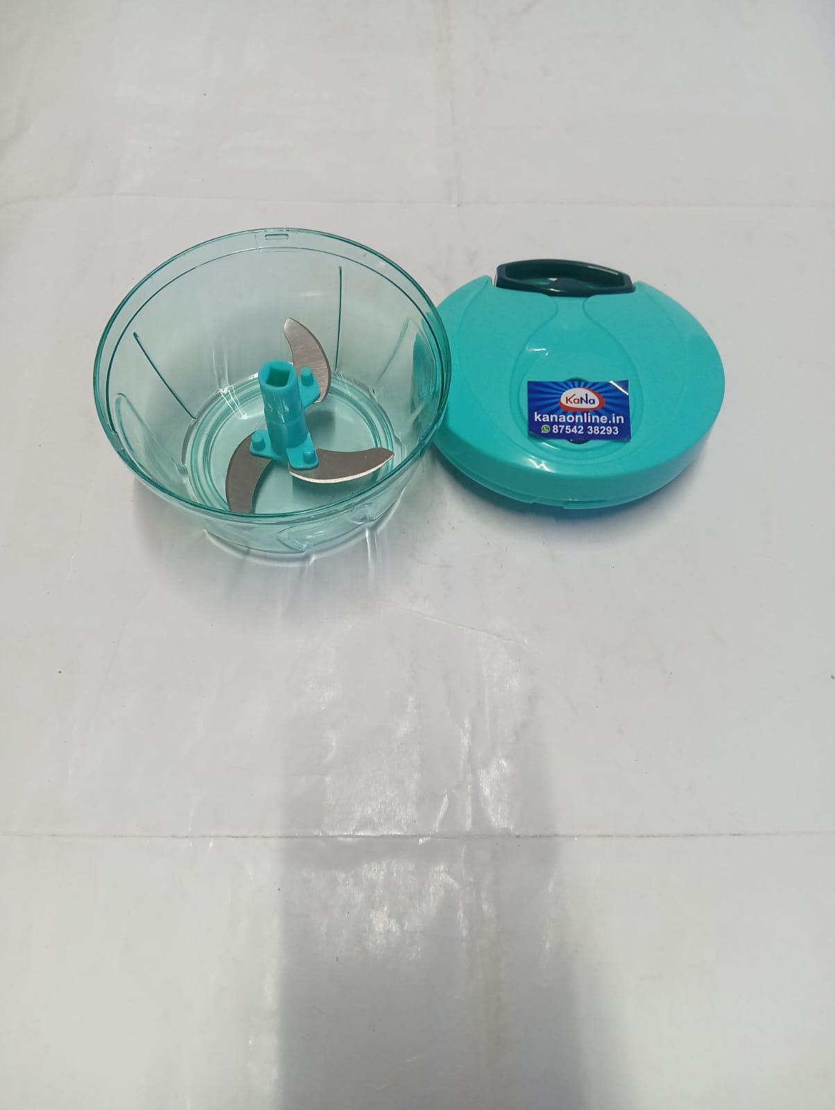 Plastic Manual Pull-String Vegetable & Fruit Mini Chopper - Image 5