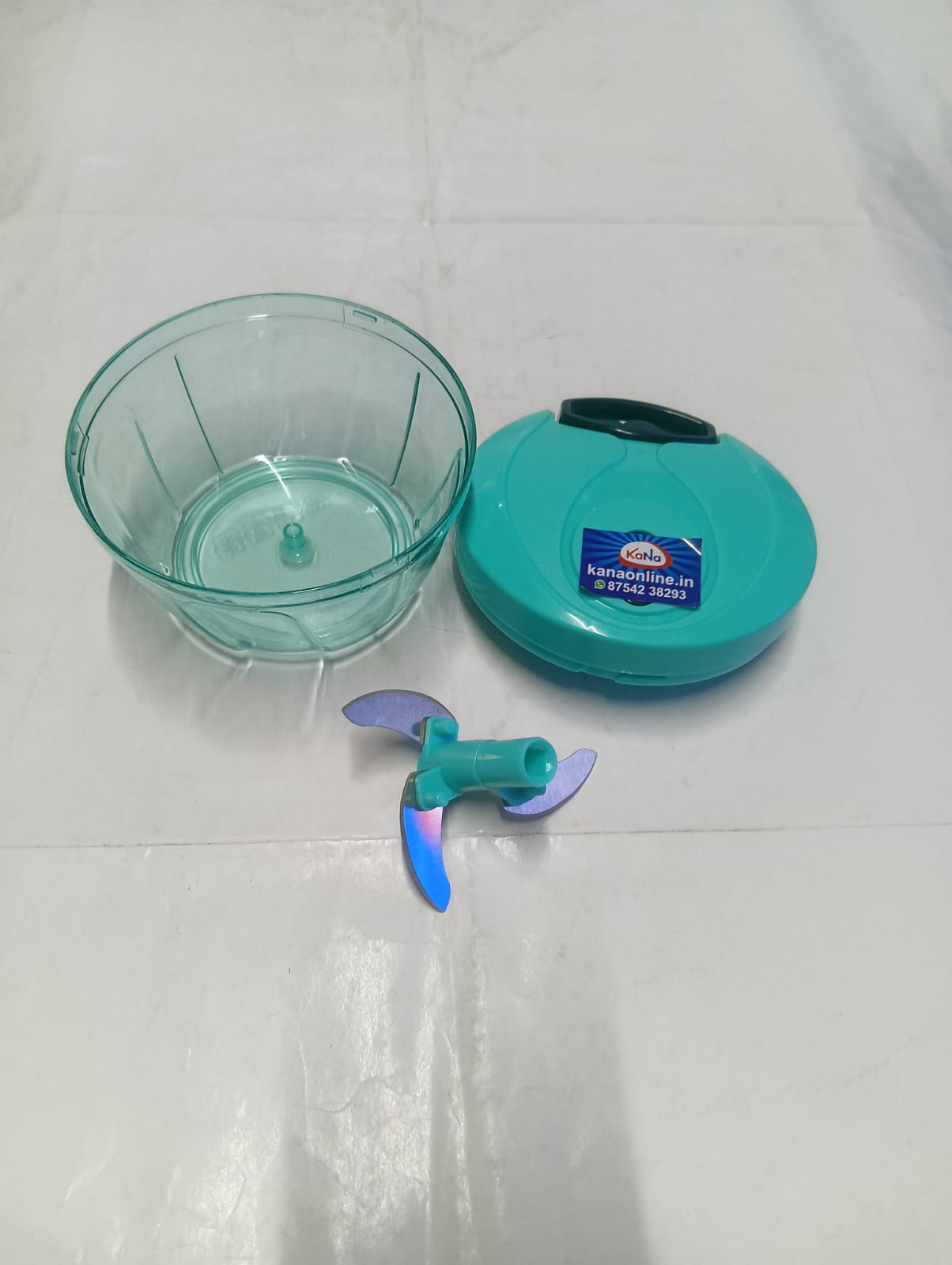 Plastic Manual Pull-String Vegetable & Fruit Mini Chopper - Image 6