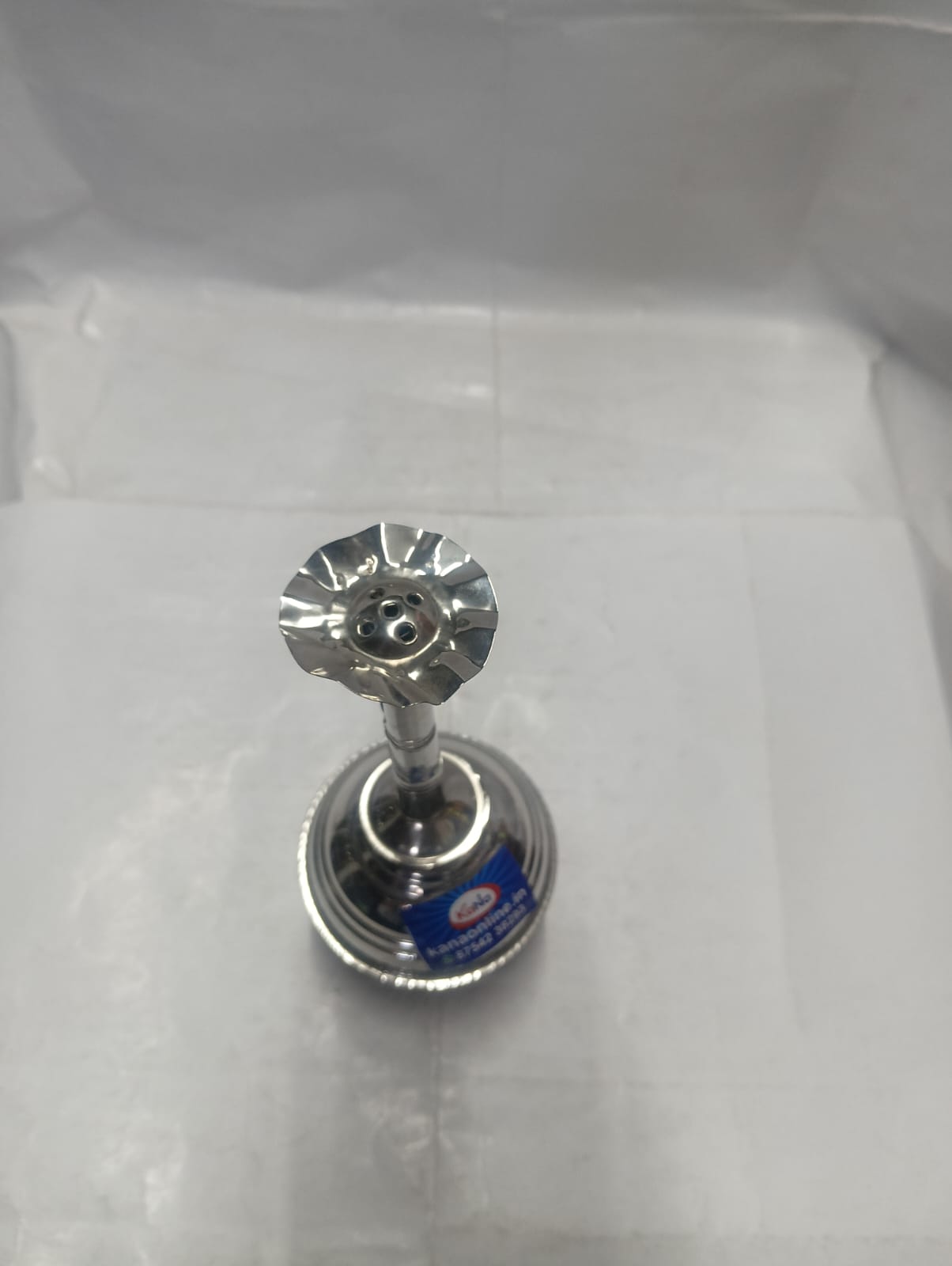 Traditional Stainless Steel Rose Water Sprinkler (Paneer Sombu) - Image 2
