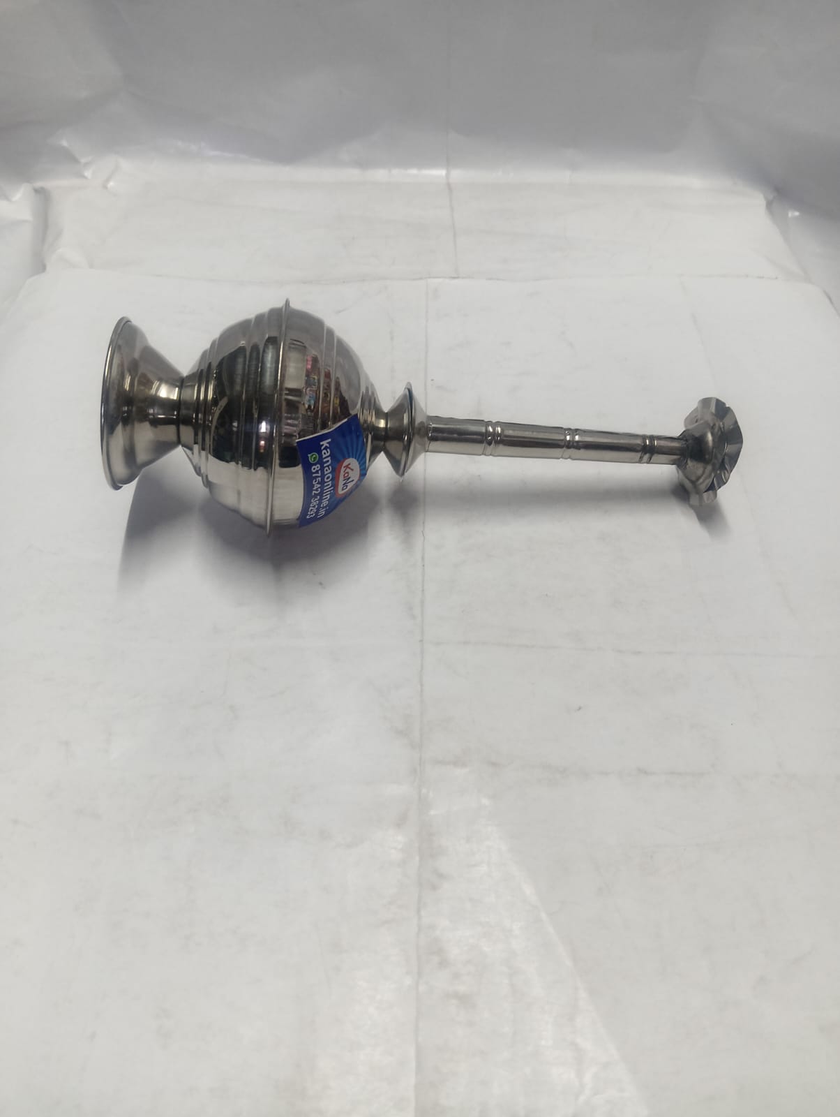 Traditional Stainless Steel Rose Water Sprinkler (Paneer Sombu) - Image 5