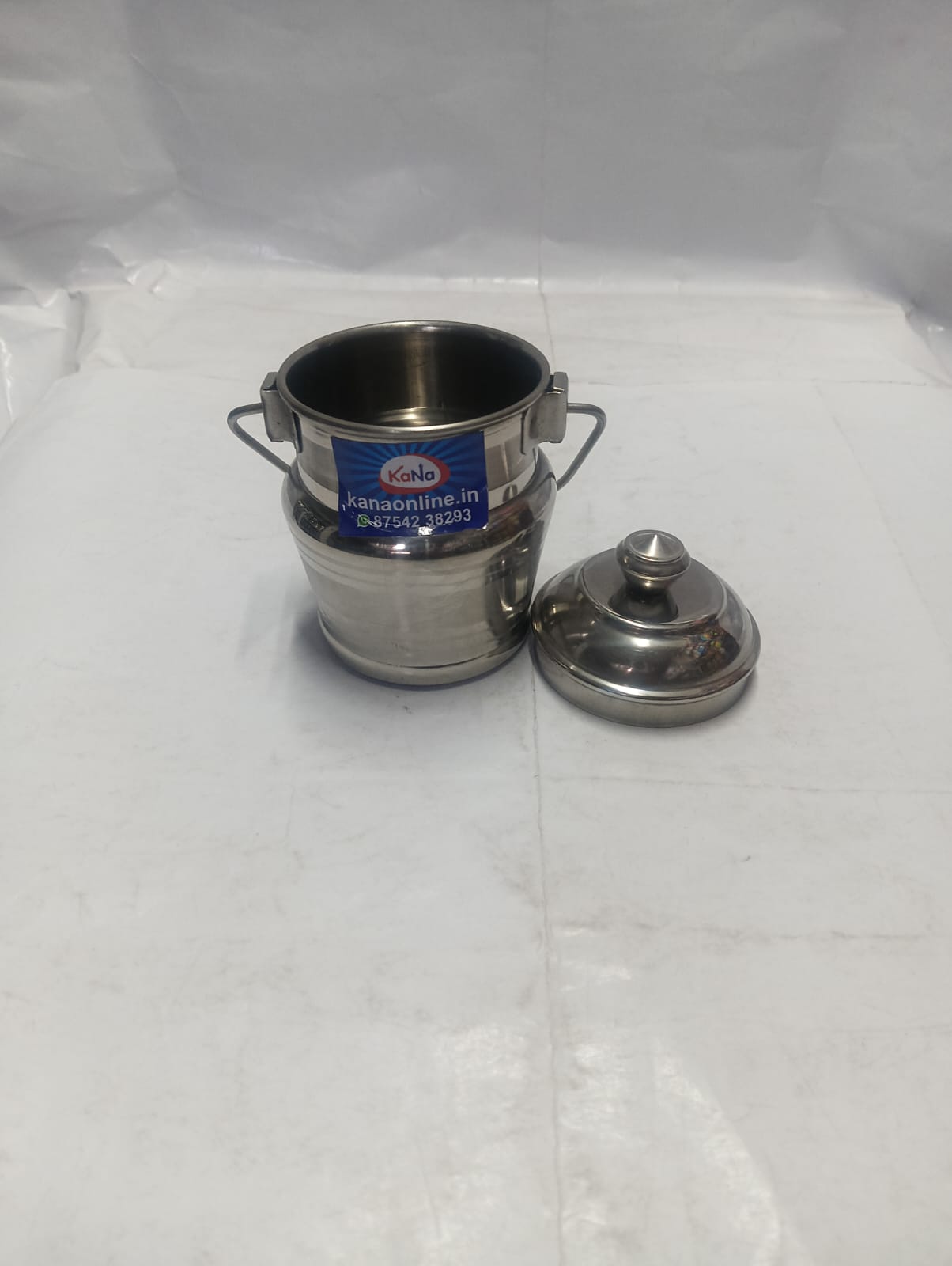 Stainless Steel Ghee & Oil Pot (Adukku/Oil Canister) - Image 3