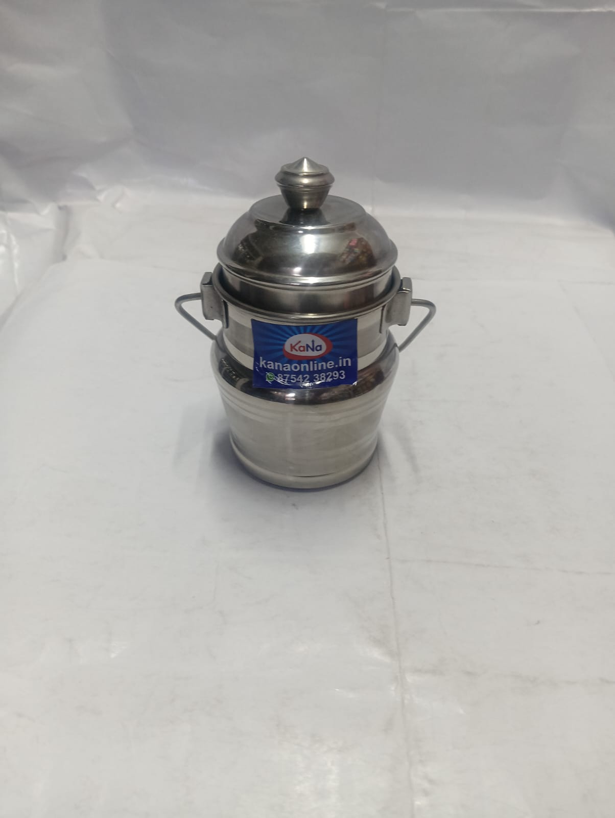 Stainless Steel Ghee & Oil Pot (Adukku/Oil Canister) - Image 4