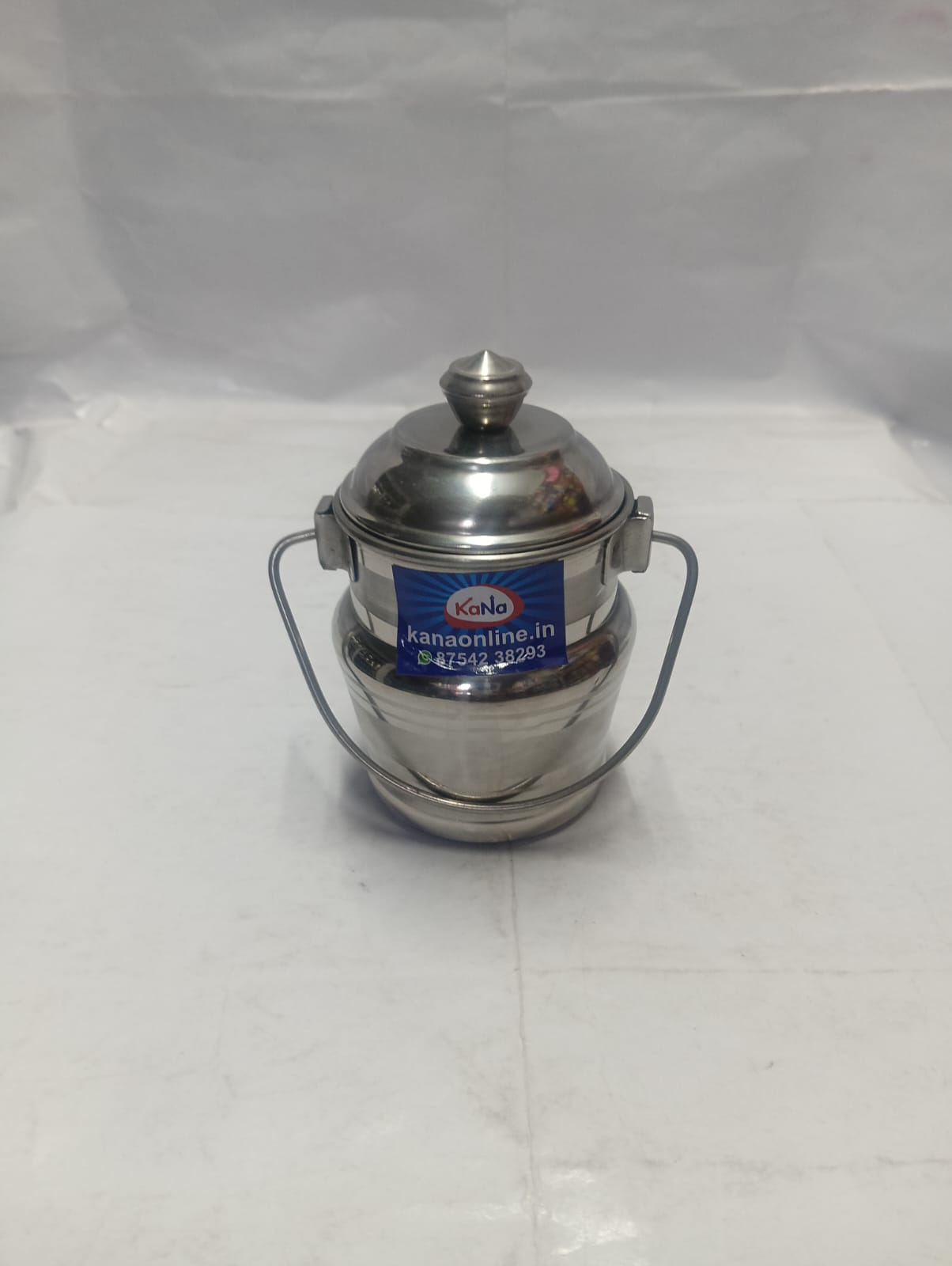 Stainless Steel Ghee & Oil Pot (Adukku/Oil Canister) - Image 6