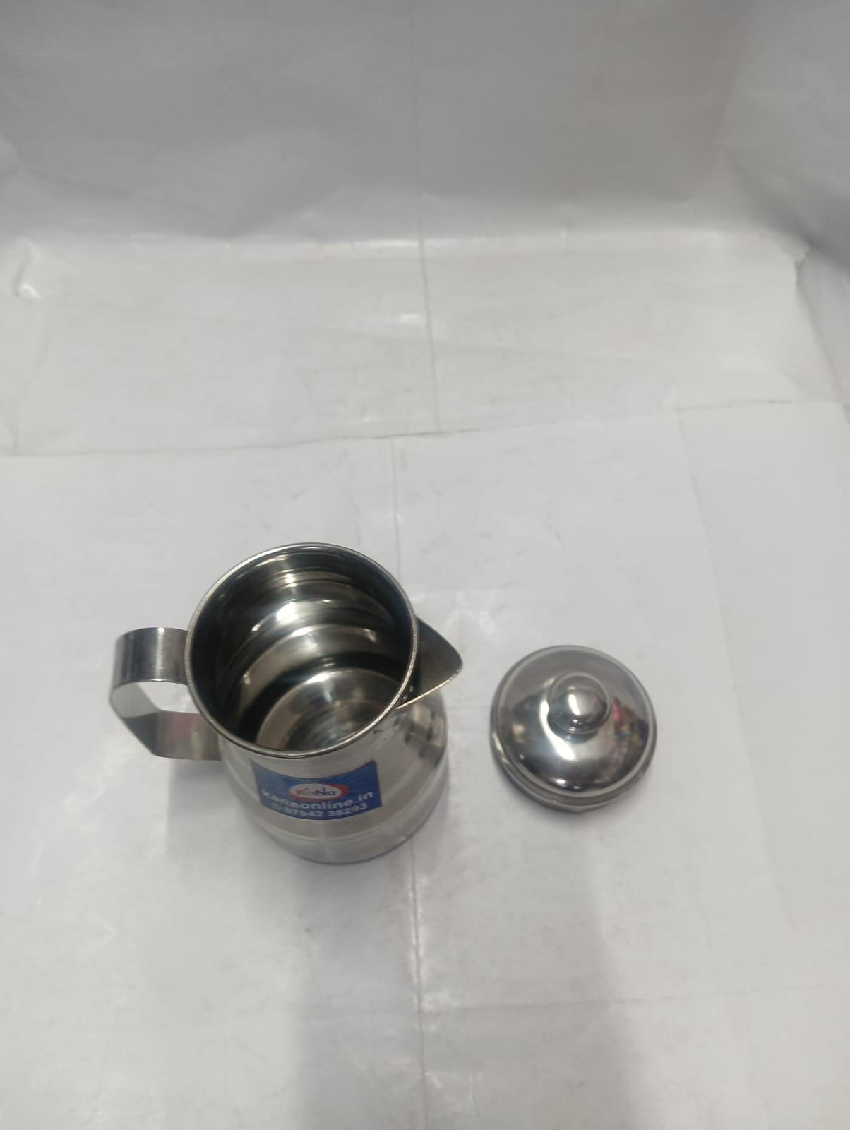 Stainless Steel Oil Dispenser Jug Pair (Set of 2) - Image 2
