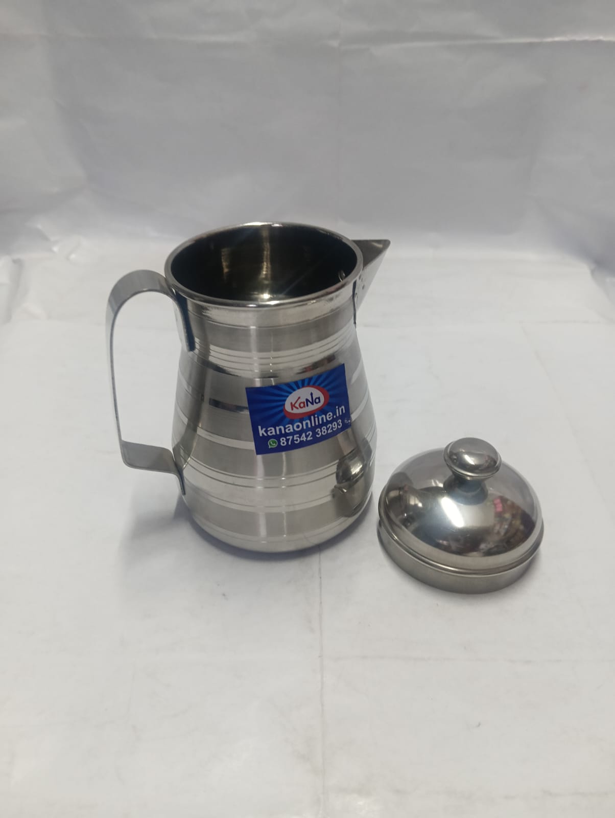 Stainless Steel Oil Dispenser Jug Pair (Set of 2) - Image 6