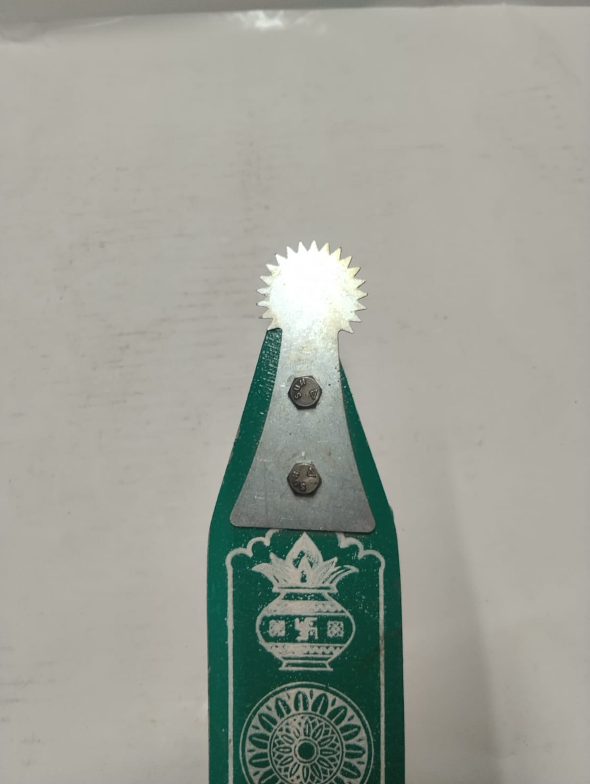 Wooden Coconut Scraper With Iron Blade - Image 2