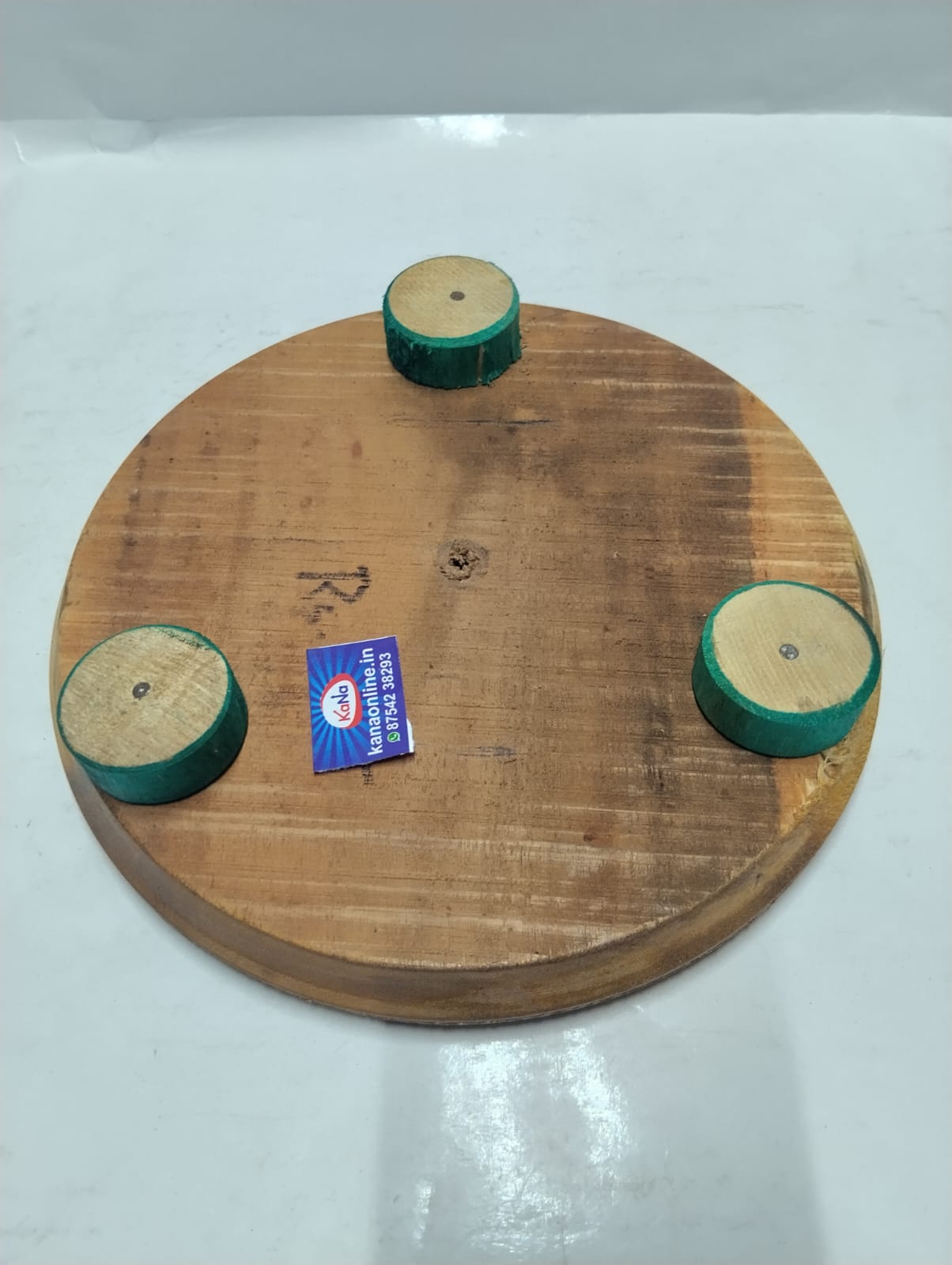 Premium Wooden Sappathi Rolling Board - Image 2