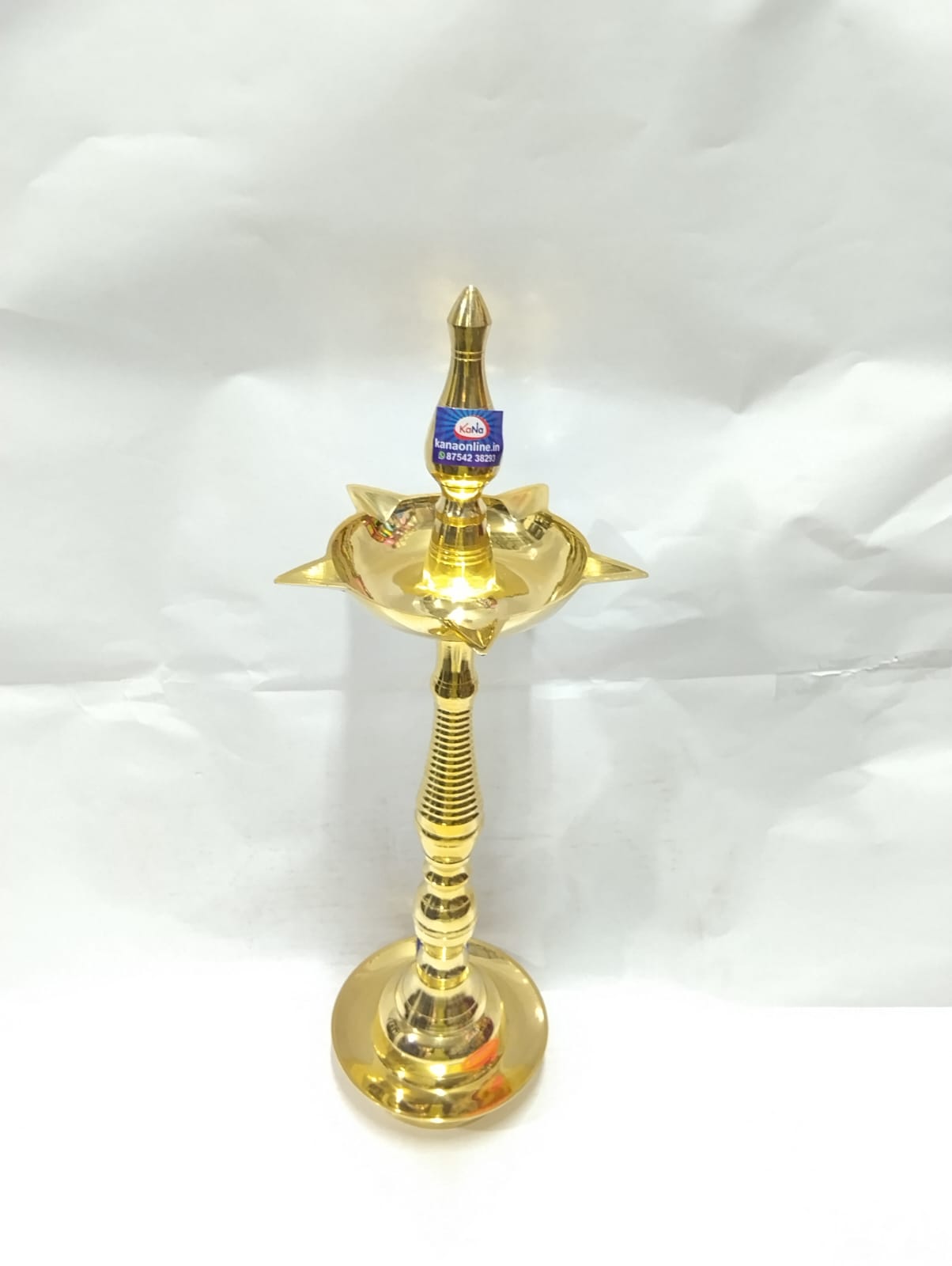 Indian Tradition Festivals Brass KuthuVelakku Set (2) - Image 9