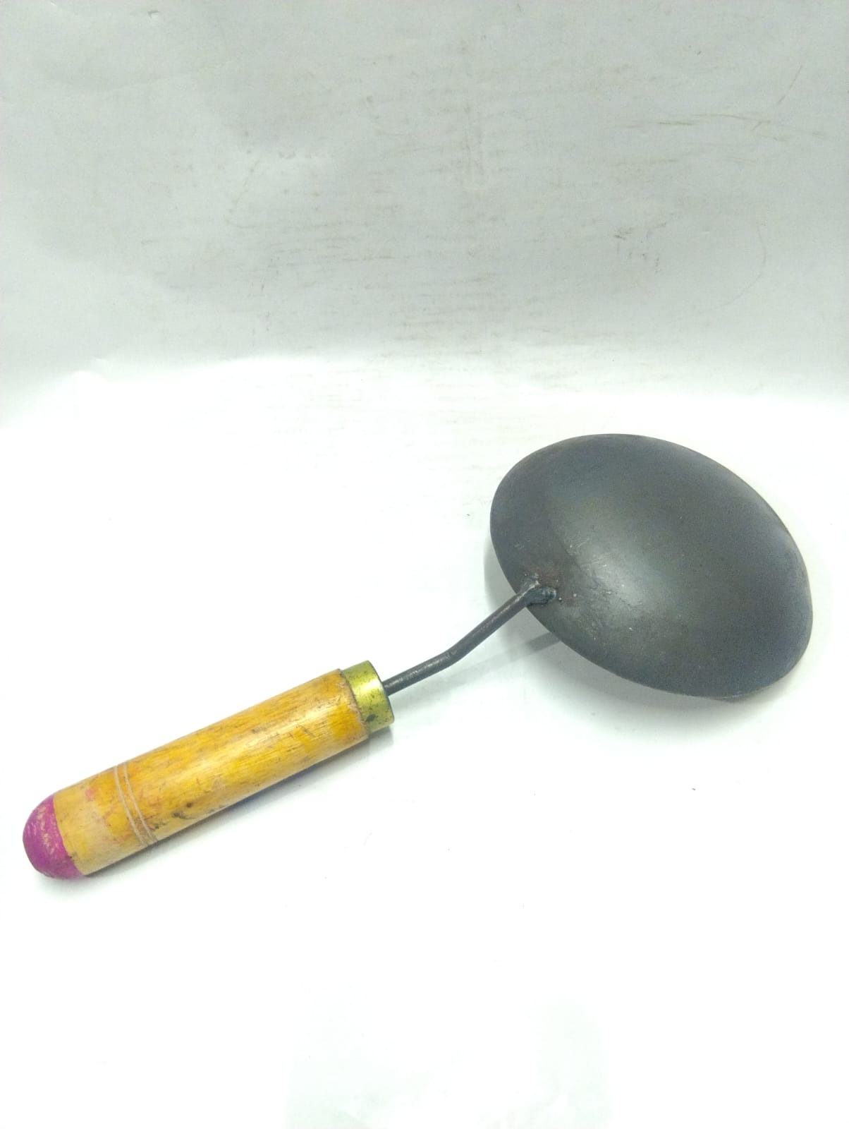 Iron Tadka Pan with Wooden Handle - Image 2