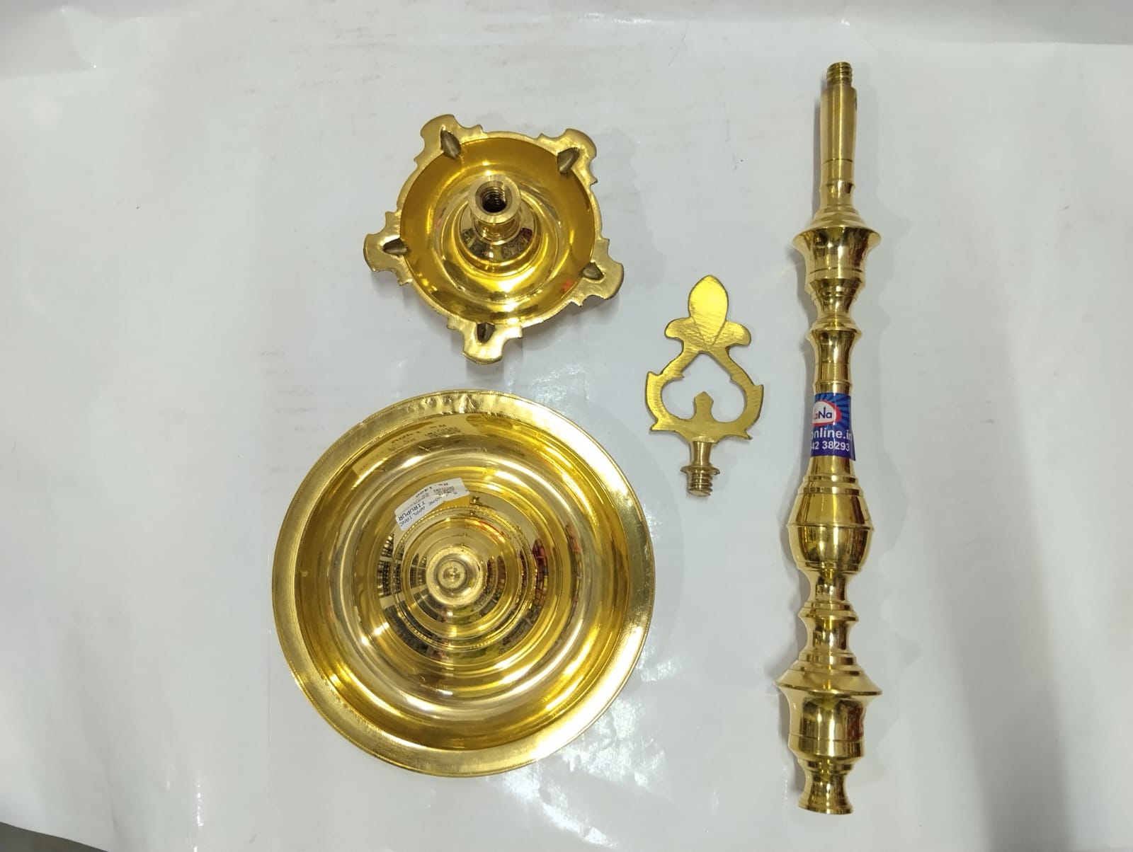 Indian Traditional Brass Festival Oil Kuthu Velakku - Image 2