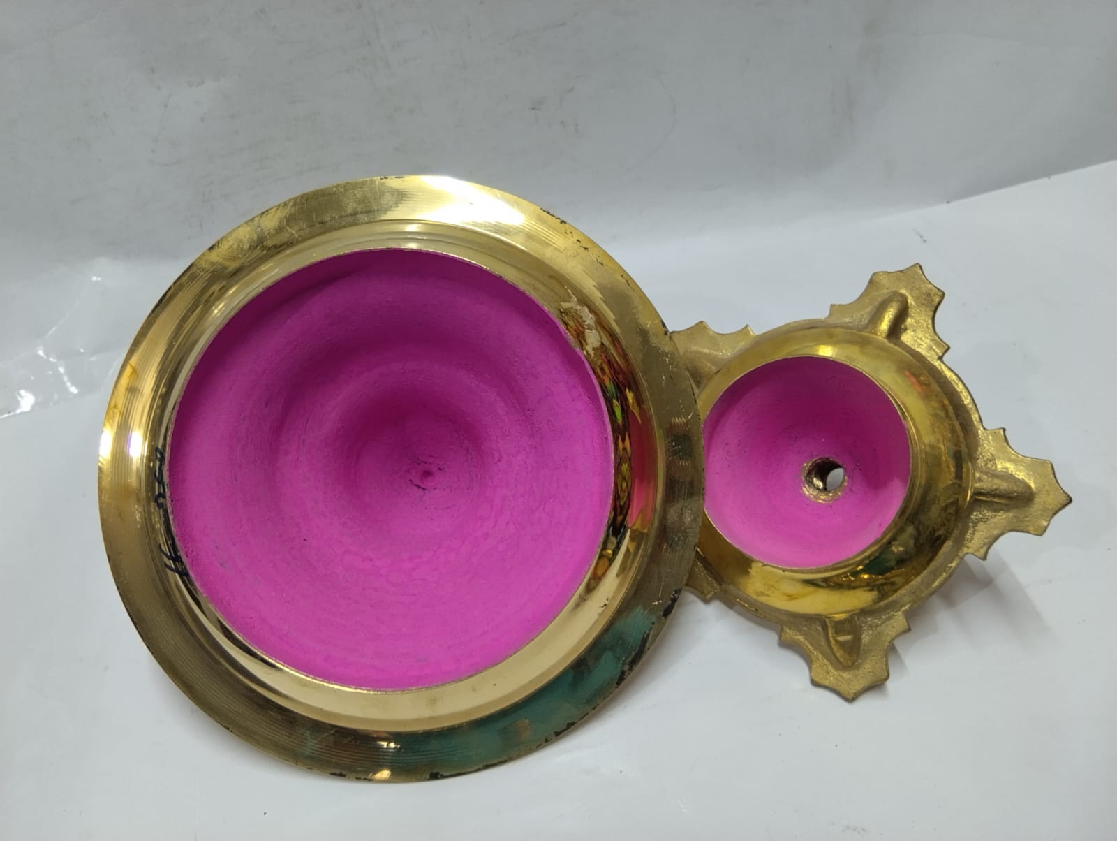 Premium Traditional Brass Festival Kuthu velakku - Image 8
