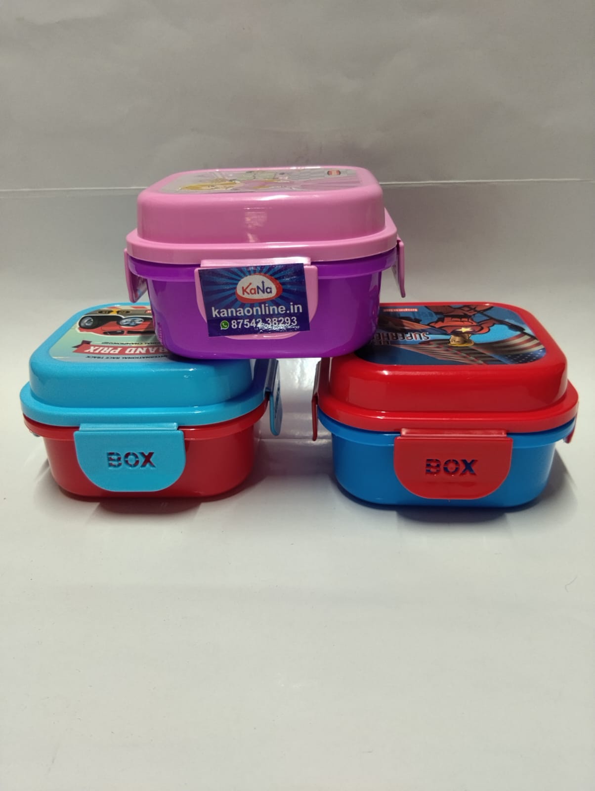 Colorful Plastic Snacks Box