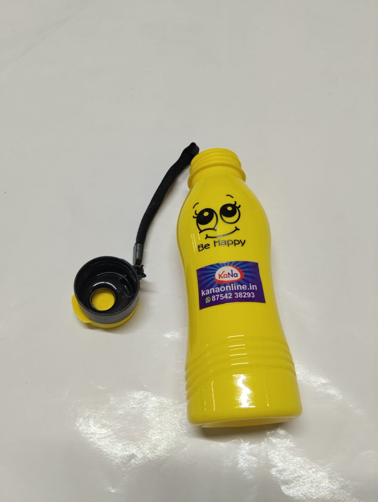 Plastic Flip-Top Water Bottle - Image 2