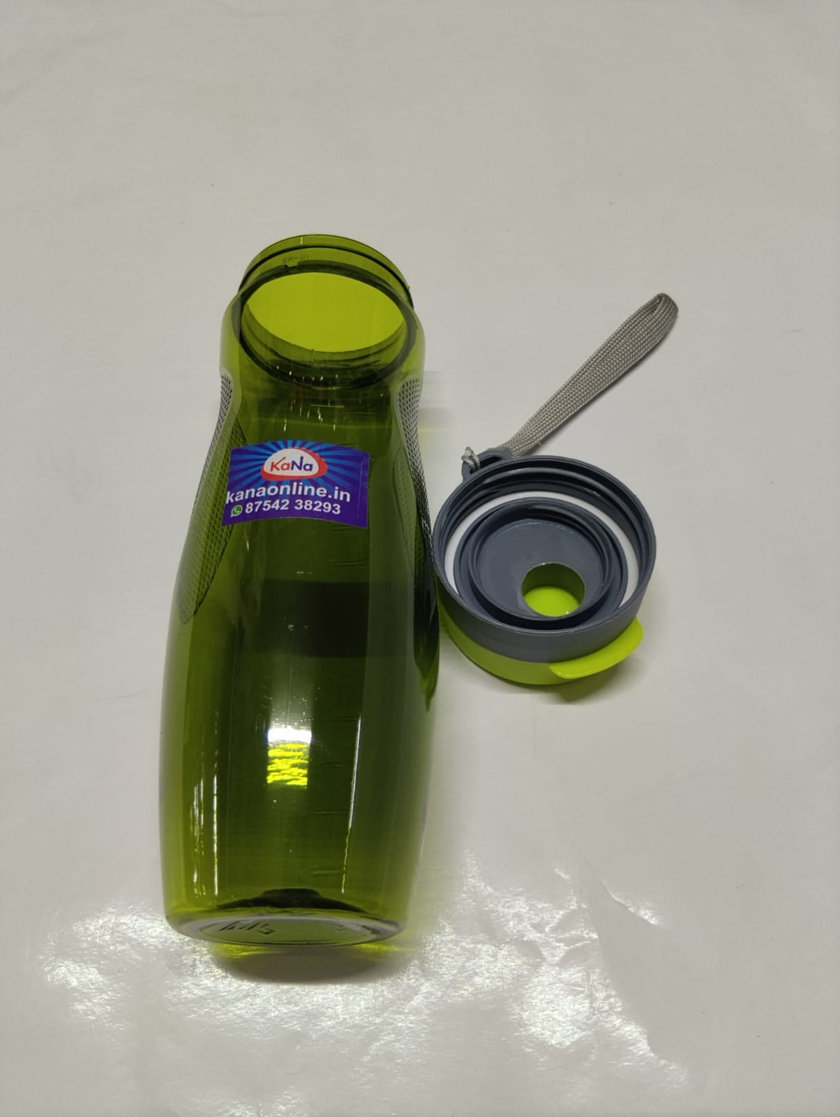 Plastic Flip-Top Water Bottle - Image 3