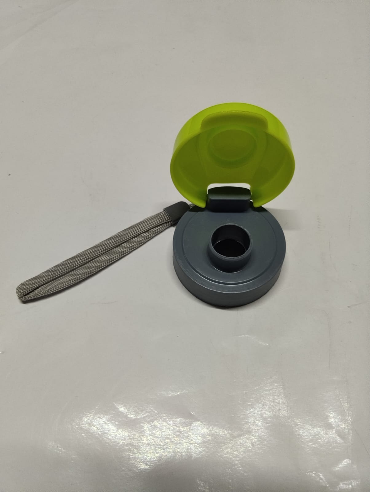 Plastic Flip-Top Water Bottle - Image 4