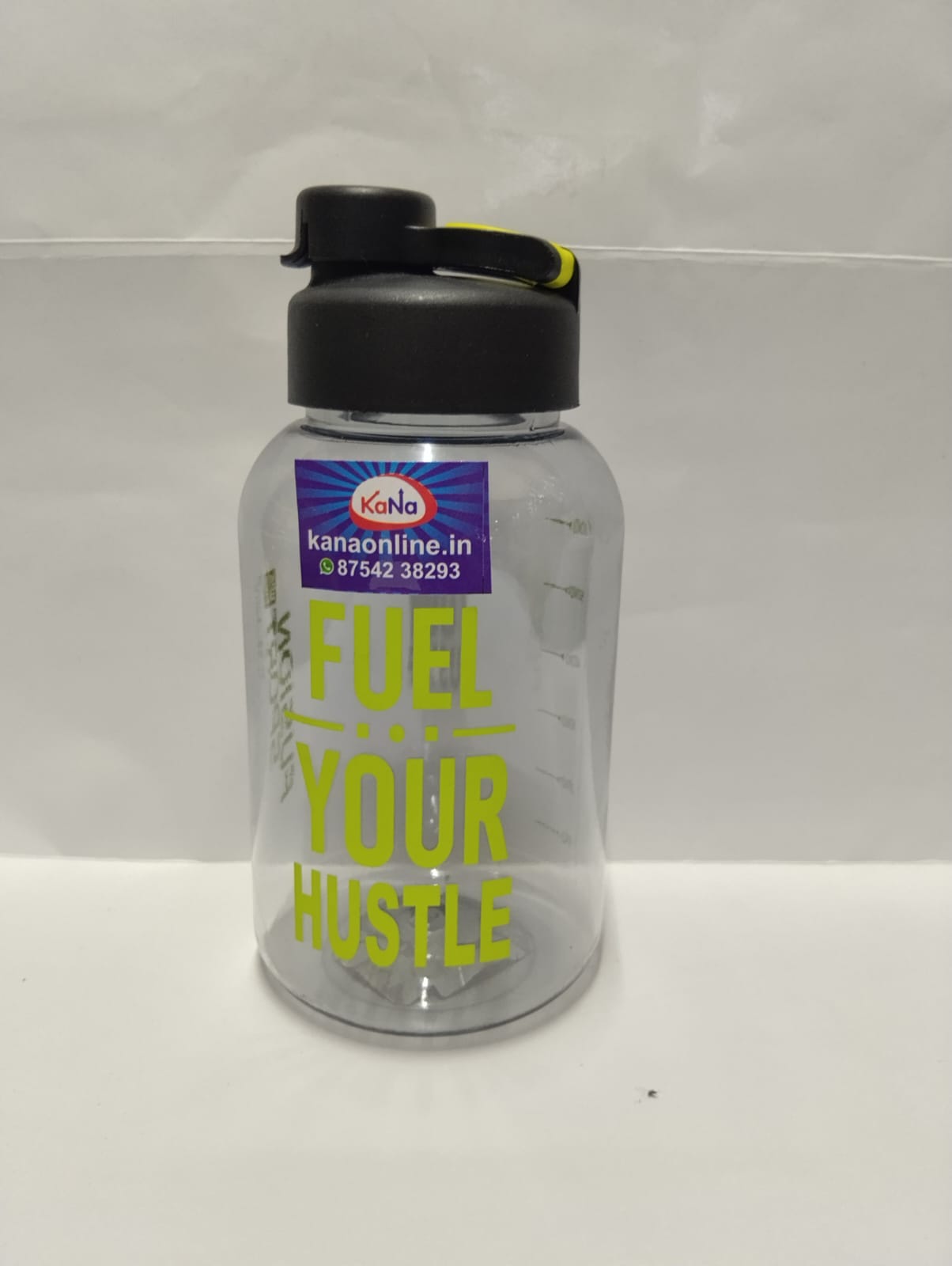 Plastic Flip-Top Water Bottle ( 600 ml )