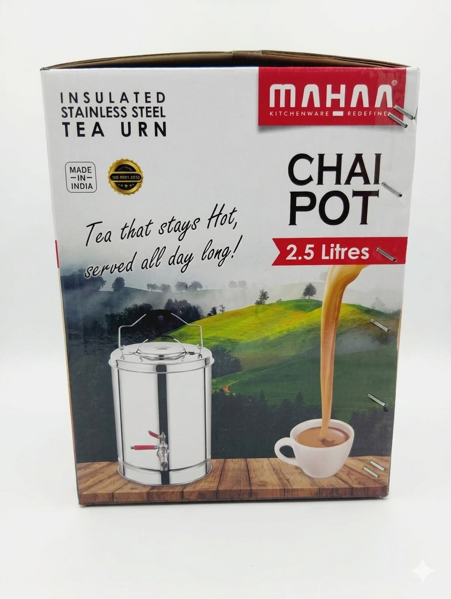Mahan Insulated Stainless Steel Tea Can