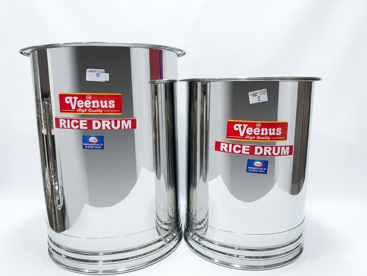 PREMIUM STAINLESS STEEL RICE DRUM
