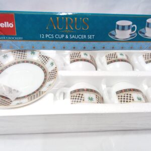 CELLLO-AURUS (12PCS) CUP&SAUCER (SET)