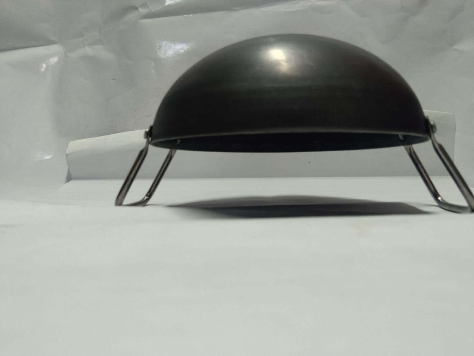 Iron Kadai Set (3) With Stainless Steel Handles - Image 2