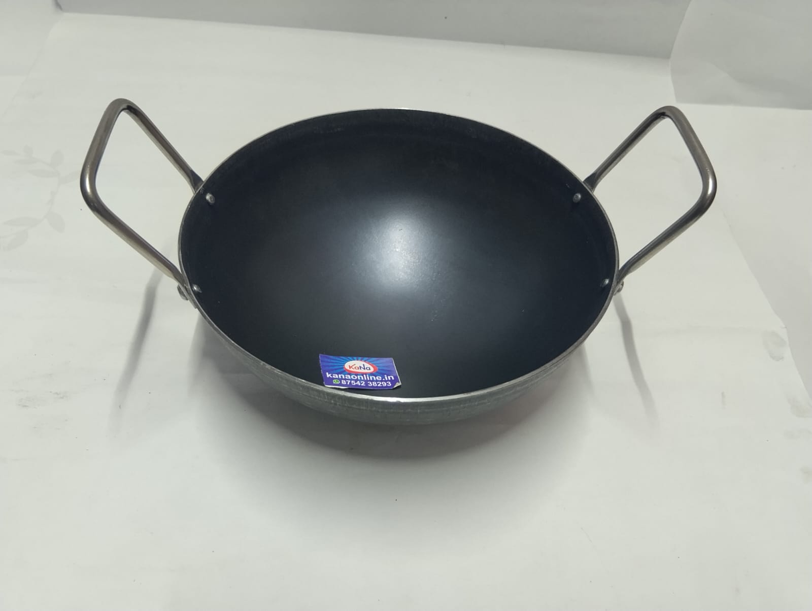 Iron Kadai Set (3) With Stainless Steel Handles - Image 3