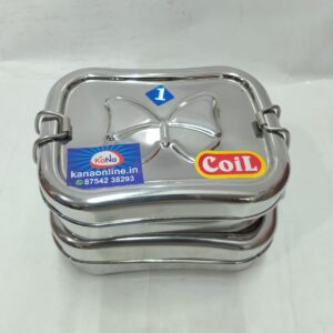 Premium Butterfly-Embossed Stainless Steel Lunch Box