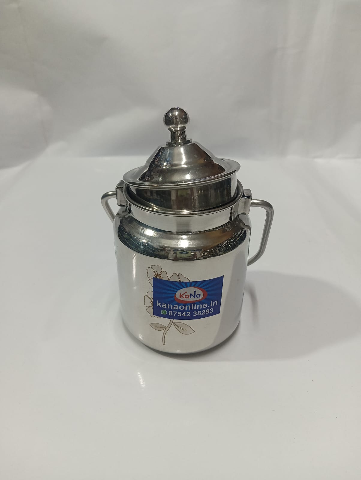 Stainless Steel Traditional Thooku Chatti / Carrier Container Set (Set of 3) - Image 6