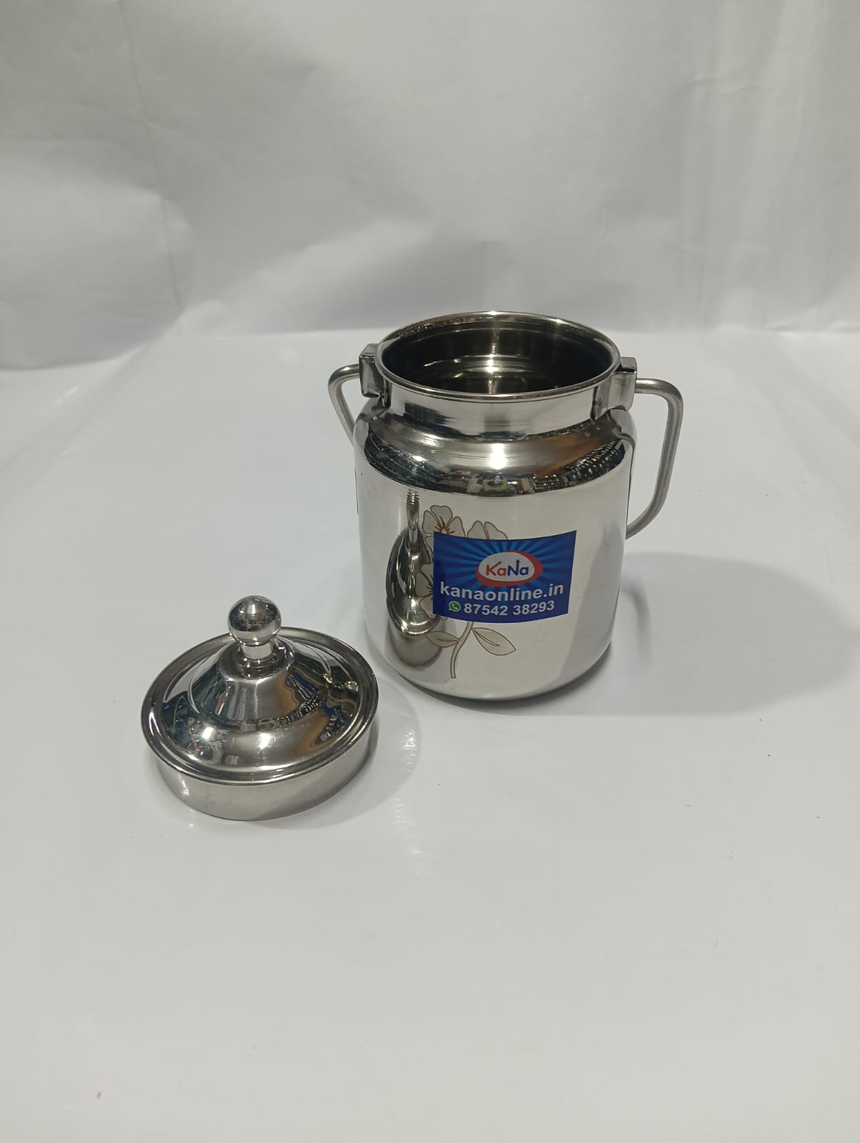 Stainless Steel Traditional Thooku Chatti / Carrier Container Set (Set of 3) - Image 5