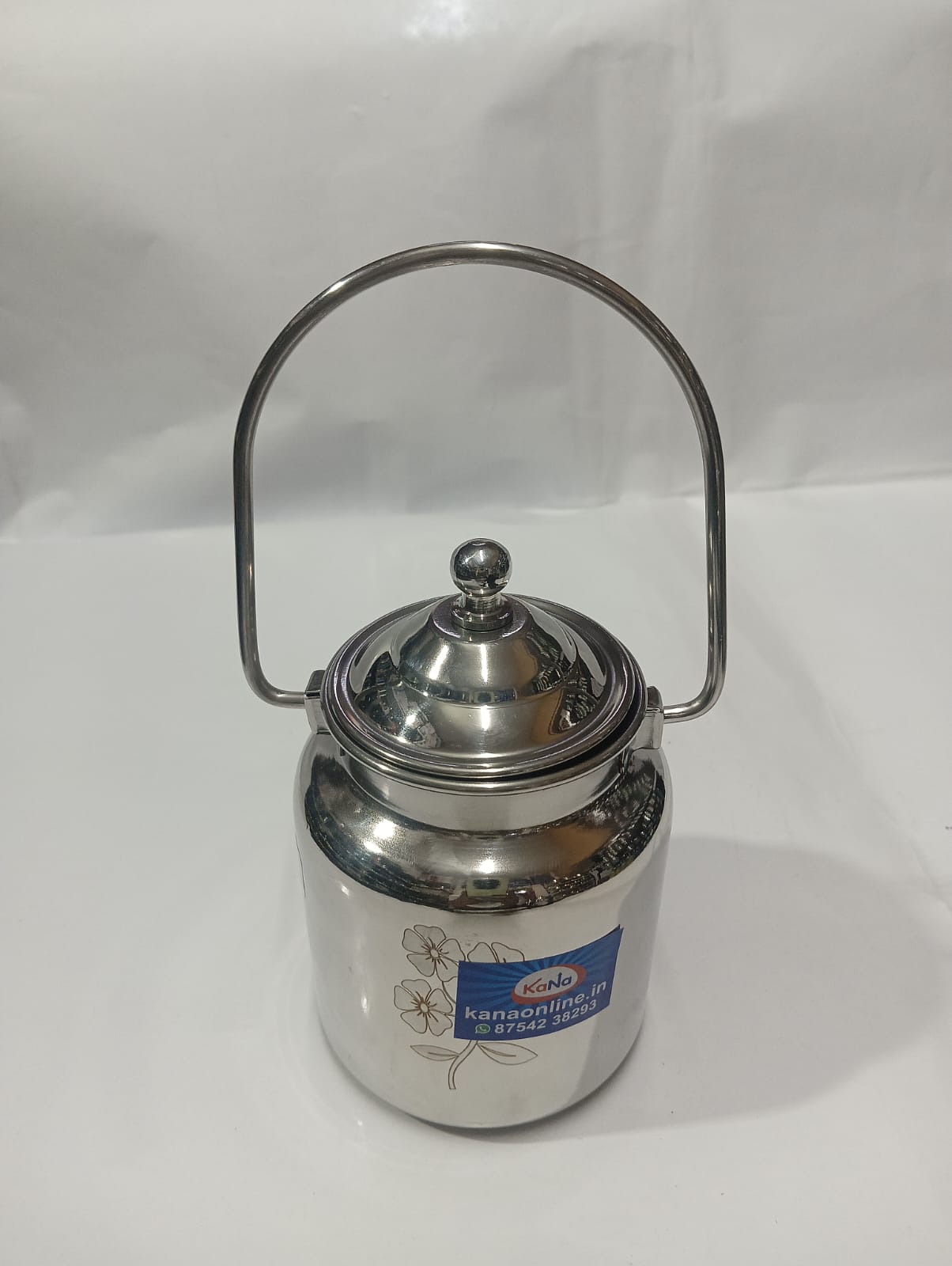 Stainless Steel Traditional Thooku Chatti / Carrier Container Set (Set of 3) - Image 7