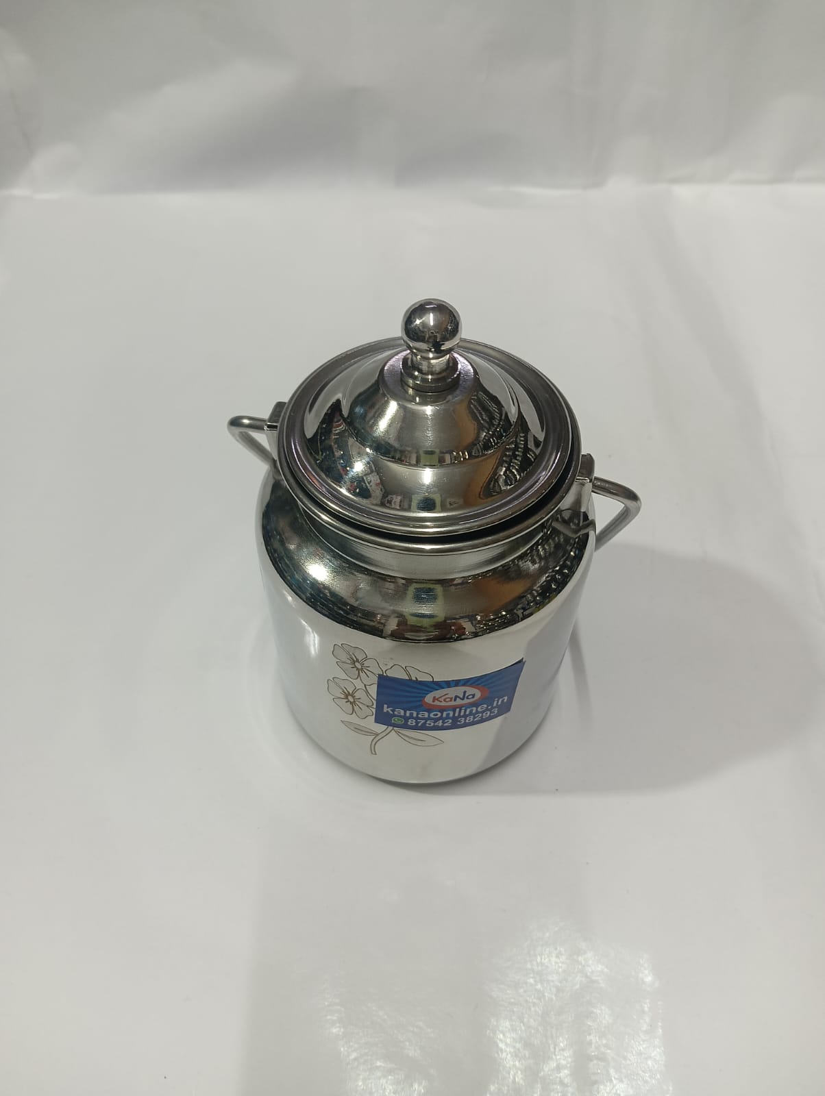 Stainless Steel Traditional Thooku Chatti / Carrier Container Set (Set of 3) - Image 9
