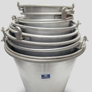 Aluminium Vaali ( bucket ) Set with Casted Side Handles