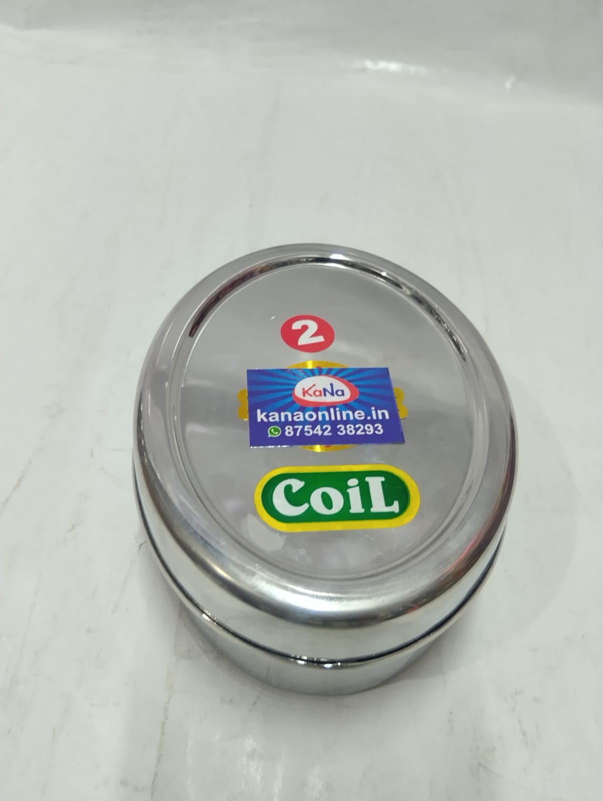 Small Stainless Steel Storage Tiffin Box - Image 4