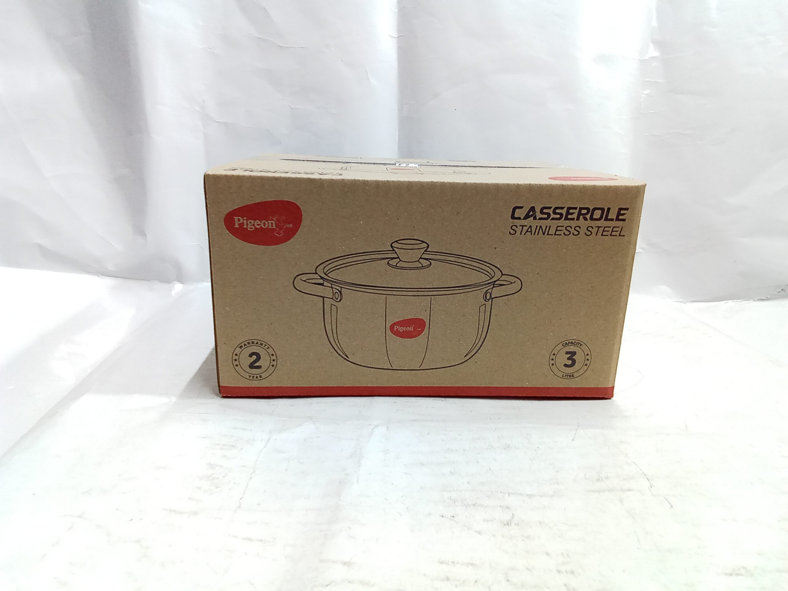 Pigeon stainless steel casserole. - Image 4