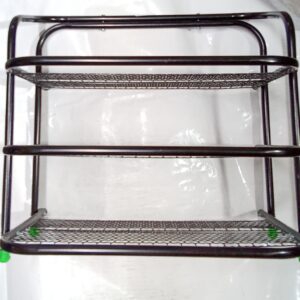 3,4,5-shoe rank black metal shoe rack.